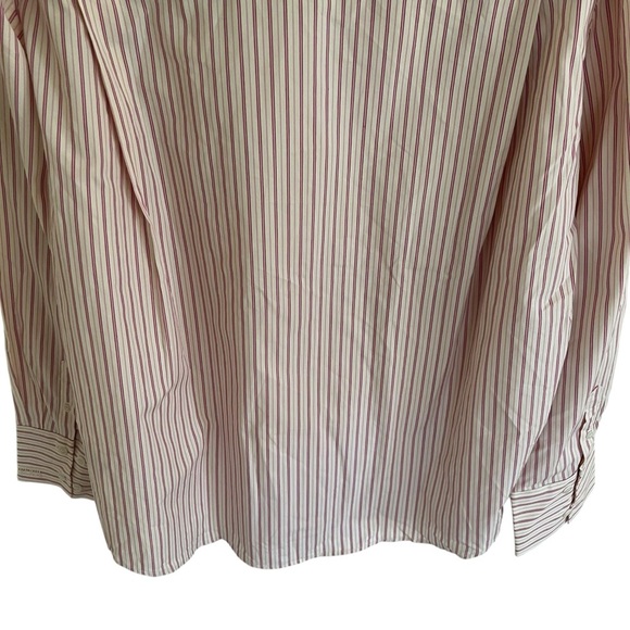 Djerf Avenue Poplin Classic Shirt Pink Stripe NWT Medium - Picture 6 of 9